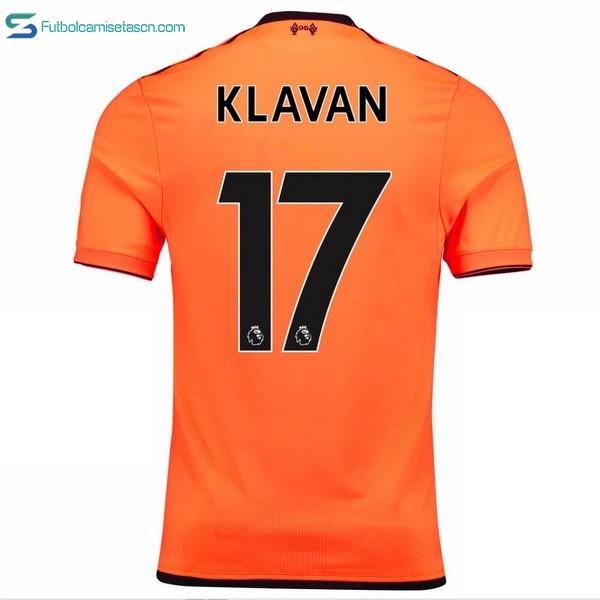 Camiseta Liverpool 3ª Klavan 2017/18